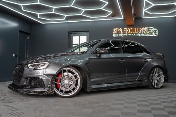 Audi A3 Limousine 2.5 TFSI RS 3 quattro Widebody / TTE700 / Full PPF / B&O / Pano / IPE Titanium uitlaat / VC / Custom RS3 VOL Stage 3