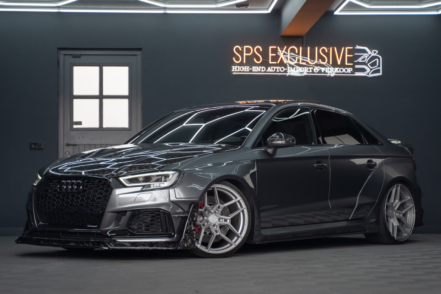 Audi A3 Limousine 2.5 TFSI RS 3 quattro Widebody / TTE700 / Full PPF / B&O / Pano / IPE Titanium uitlaat / VC / Custom RS3 VOL Stage 3