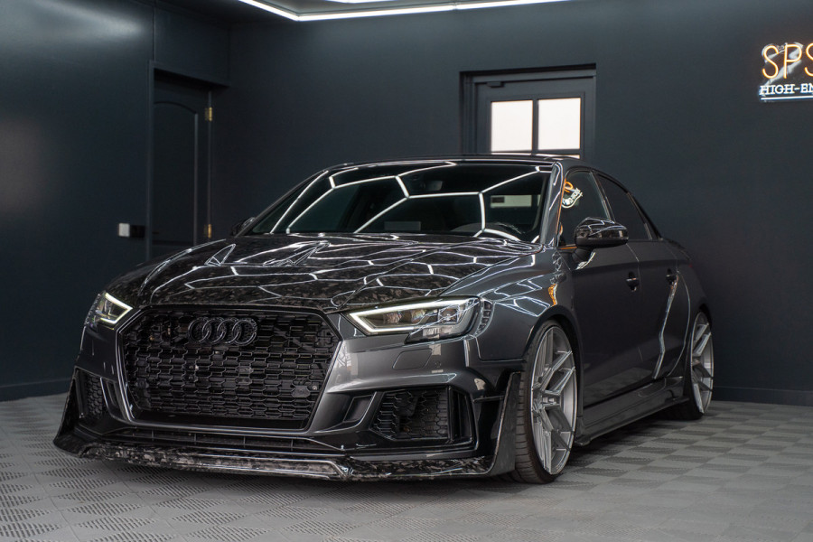 Audi A3 Limousine 2.5 TFSI RS 3 quattro Widebody / TTE700 / Full PPF / B&O / Pano / IPE Titanium uitlaat / VC / Custom RS3 VOL Stage 3
