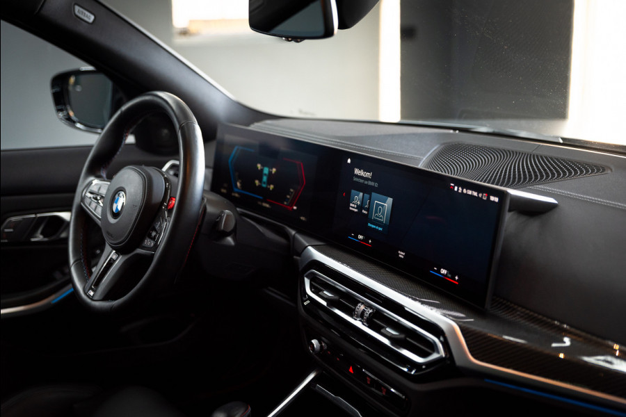 BMW 3 Serie M3 xDrive Competition / Frozen / Carbon / H&K / Laser / ACC / Curved display / Stoelverk. / Garantie