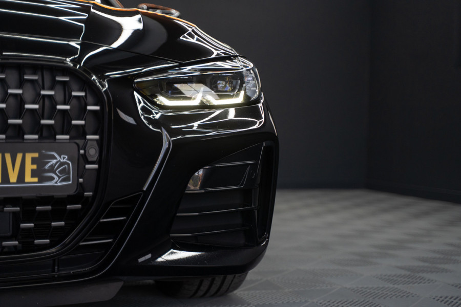 BMW 4 Serie Coupé M440i xDrive High Executive / Adaptive / Pano / 360 / Individual / Stoelverwarming / Memory / Carplay