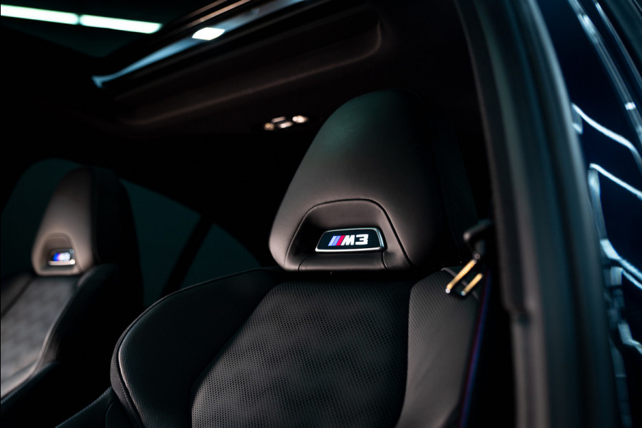 BMW 3 Serie M3 xDrive Competition / M-perf.parts / Pano / Carbon / Stoelverk. / H&k / HuD / Individual