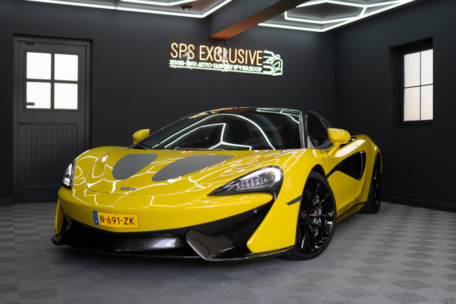 McLaren 570S Spider 570S / Lift / Keramisch / Novitec / Elite paint / Memory / Bowers & Wilkins / Soft close / Camera / LoJack Launch Edition Spider