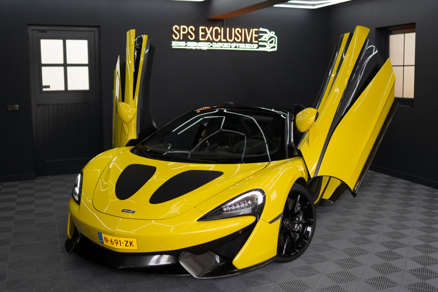 McLaren 570S Spider 570S / Lift / Keramisch / Novitec / Elite paint / Memory / Bowers & Wilkins / Soft close / Camera / LoJack Launch Edition Spider