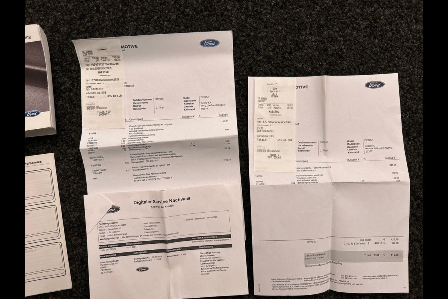 Ford Fiesta 1.0 EcoBoost Vignale Carplay Panorma-dak Stoel/Stuur Verwarming Cruise Climate Control Camera