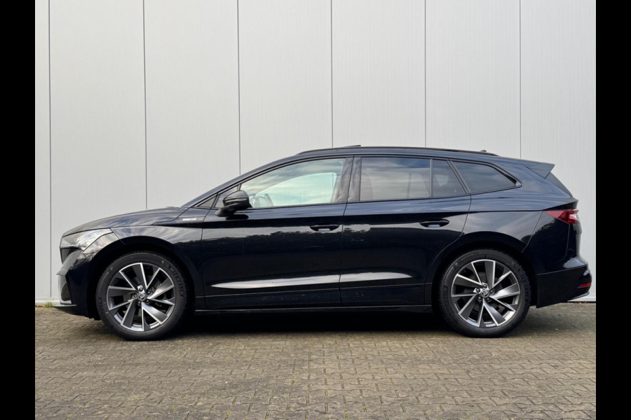 Škoda ENYAQ iV SPORTLINE PANORAMADAK SOH 93,3% STOELVERWARMING WARMTEPOMP NAP 1 EIGENAAR CARPLAY