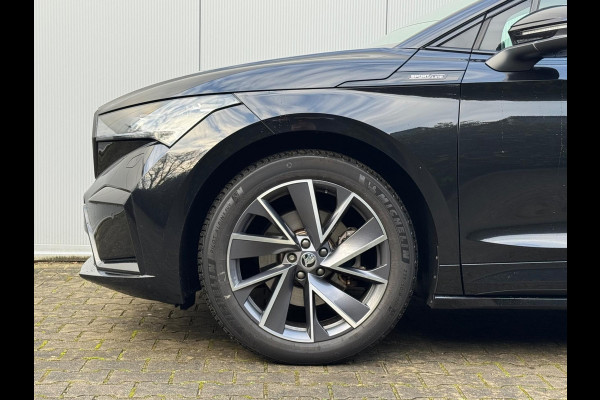 Škoda ENYAQ iV SPORTLINE PANORAMADAK SOH 93,3% STOELVERWARMING WARMTEPOMP NAP 1 EIGENAAR CARPLAY