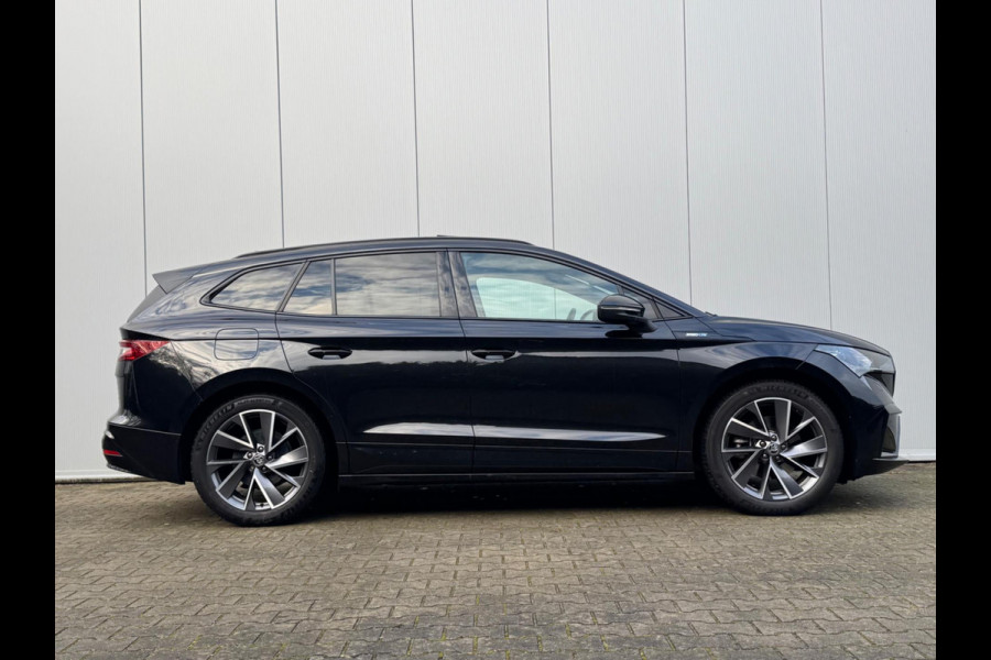 Škoda ENYAQ iV SPORTLINE PANORAMADAK SOH 93,3% STOELVERWARMING WARMTEPOMP NAP 1 EIGENAAR CARPLAY