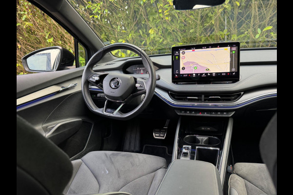 Škoda ENYAQ iV SPORTLINE PANORAMADAK SOH 93,3% STOELVERWARMING WARMTEPOMP NAP 1 EIGENAAR CARPLAY