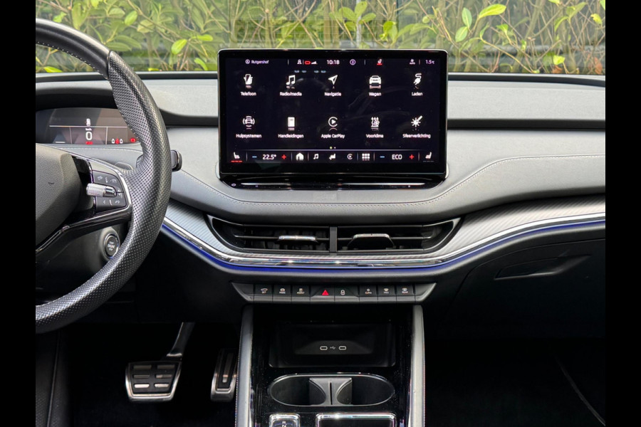 Škoda ENYAQ iV SPORTLINE PANORAMADAK SOH 93,3% STOELVERWARMING WARMTEPOMP NAP 1 EIGENAAR CARPLAY