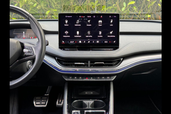 Škoda ENYAQ iV SPORTLINE PANORAMADAK SOH 93,3% STOELVERWARMING WARMTEPOMP NAP 1 EIGENAAR CARPLAY