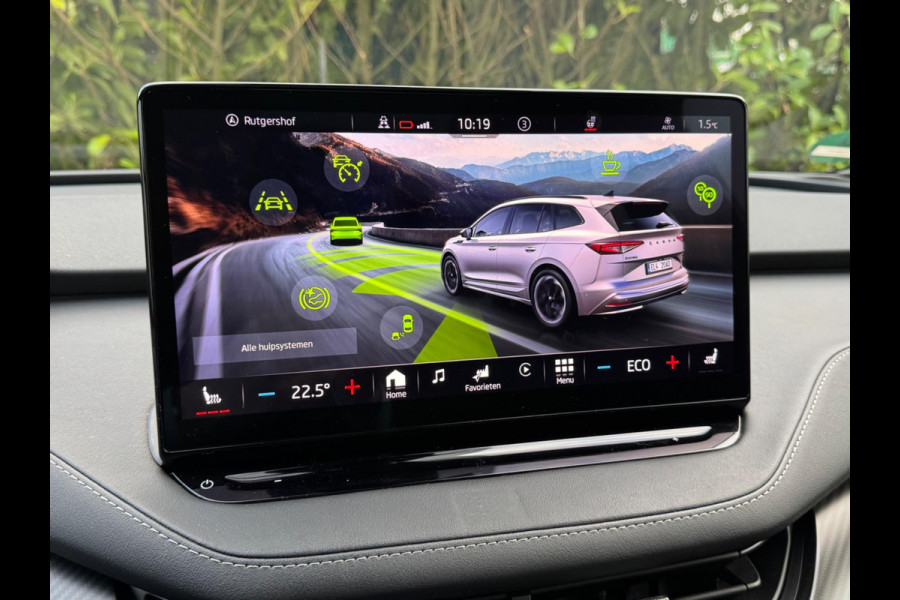 Škoda ENYAQ iV SPORTLINE PANORAMADAK SOH 93,3% STOELVERWARMING WARMTEPOMP NAP 1 EIGENAAR CARPLAY