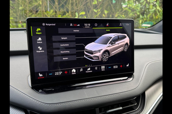 Škoda ENYAQ iV SPORTLINE PANORAMADAK SOH 93,3% STOELVERWARMING WARMTEPOMP NAP 1 EIGENAAR CARPLAY