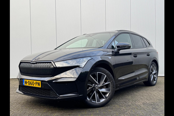 Škoda ENYAQ iV SPORTLINE PANORAMADAK SOH 93,3% STOELVERWARMING WARMTEPOMP NAP 1 EIGENAAR CARPLAY