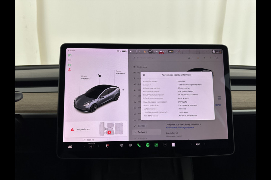 Tesla Model 3 Long Range AWD 75 kWh [ 3-Fase ] {SOH-87%} (INCL-BTW) Aut. *PANO | AUTO-PILOT | LEATHER | KEYLESS | FULL-LED | MEMORY-PACK | TOP-VIEW | DAB | CARPLAY | DIGI-COCKPIT | LANE-ASSIST | COMFORT-SEATS | 18"ALU*