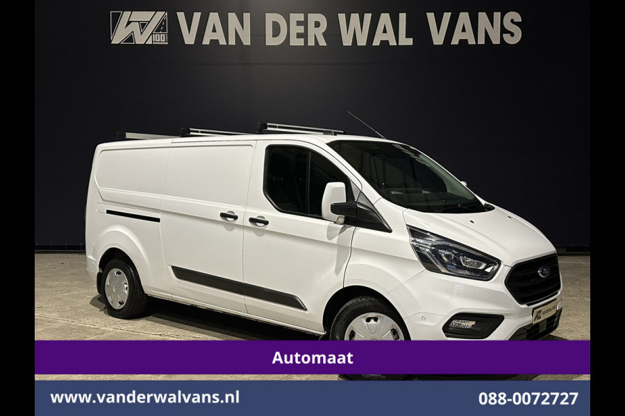 Ford Transit Custom 2.0 TDCI 131pk Automaat L2H1 Euro6 Airco | Camera | Apple Carplay | LED | Cruisecontrol | Trekhaak Android Auto, Stoelverwarming, Verwarmde voorruit, Dakdragers, Parkeersensoren, Bijrijdersbank, Achterklep