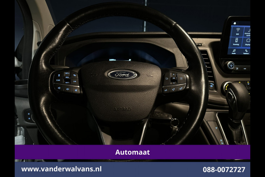 Ford Transit Custom 2.0 TDCI 131pk Automaat L2H1 Euro6 Airco | Camera | Apple Carplay | LED | Cruisecontrol | Trekhaak Android Auto, Stoelverwarming, Verwarmde voorruit, Dakdragers, Parkeersensoren, Bijrijdersbank, Achterklep
