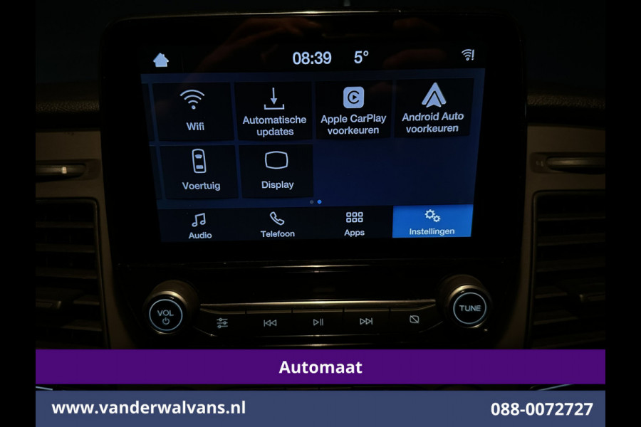Ford Transit Custom 2.0 TDCI 131pk Automaat L2H1 Euro6 Airco | Camera | Apple Carplay | LED | Cruisecontrol | Trekhaak Android Auto, Stoelverwarming, Verwarmde voorruit, Dakdragers, Parkeersensoren, Bijrijdersbank, Achterklep
