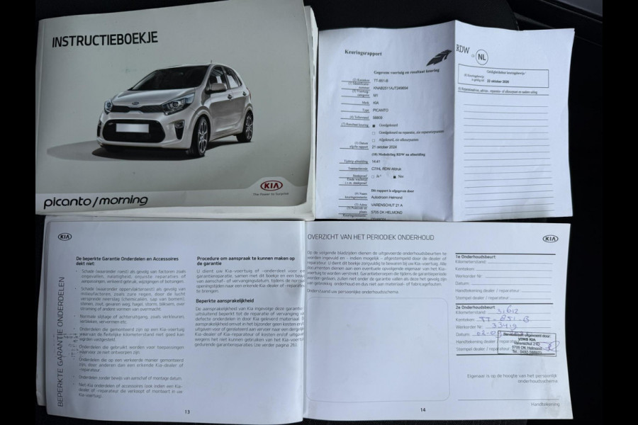 Kia Picanto 1.0 CVVT / Airco / ALL-Season / C.V. met Afstandsbediening + Elek. Pakket / 1e Eigenaar / NED-Picanto