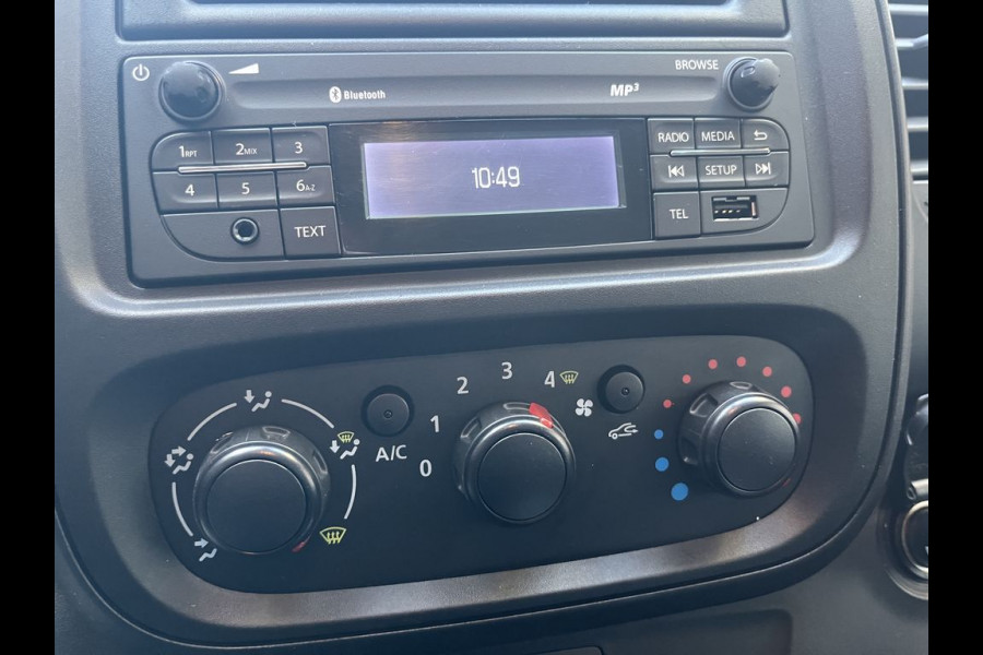 Renault Trafic 1.6 dCi 126pk E6 Comfort 3-zits BPM Vrij! Lease €296 p/m, Airco, Trekhaak, PDC, 2x Schuifdeur, Cruise controle, Onderhoudshistorie aanwezig