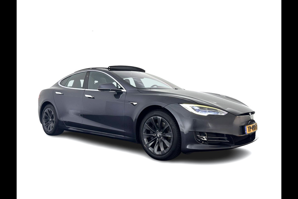 Tesla Model S 100D AWD [3-Fase] {SOH-87%} (INCL-BTW) *PANO | LEATHER | AUTOPILOT | AIRSUSPENSION | FULL-LED |  ADAPTIVE-CRUISE | KEYLESS | MEMORY-PACK | TOPVIEW | DIGI-COCKPIT | HEATED-COMFORTSEATS | CARBON-INLAY | CARPLAY | 19''ALU