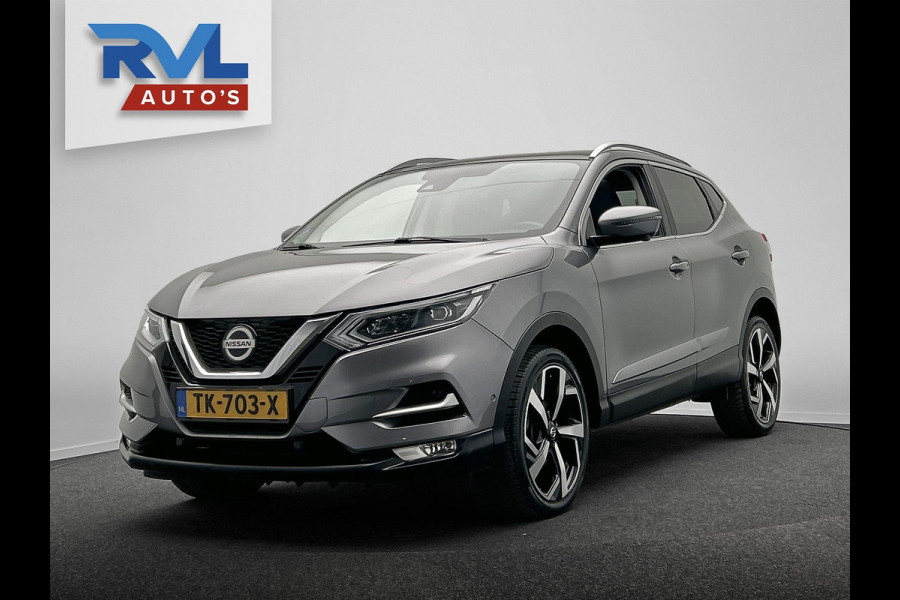 Nissan QASHQAI 1.2 Tekna Leder Navigatie Panoramadak Stoelverwarming Keyless Lane Assist Trekhaak Cruise Climate Control