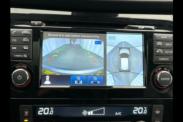 Nissan QASHQAI 1.2 Tekna Leder Navigatie Panoramadak Stoelverwarming Keyless Lane Assist Trekhaak Cruise Climate Control