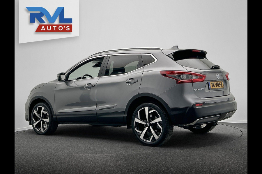 Nissan QASHQAI 1.2 Tekna Leder Navigatie Panoramadak Stoelverwarming Keyless Lane Assist Trekhaak Cruise Climate Control