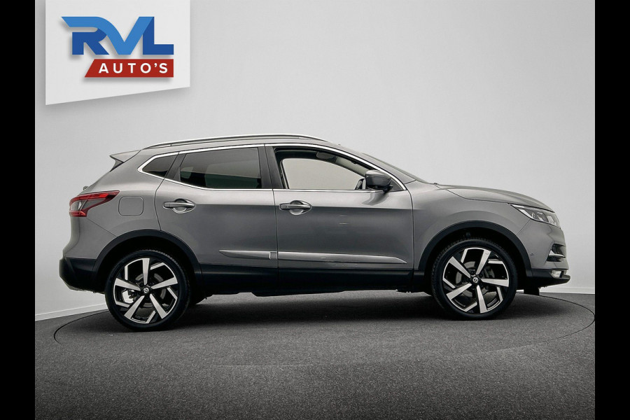 Nissan QASHQAI 1.2 Tekna Leder Navigatie Panoramadak Stoelverwarming Keyless Lane Assist Trekhaak Cruise Climate Control