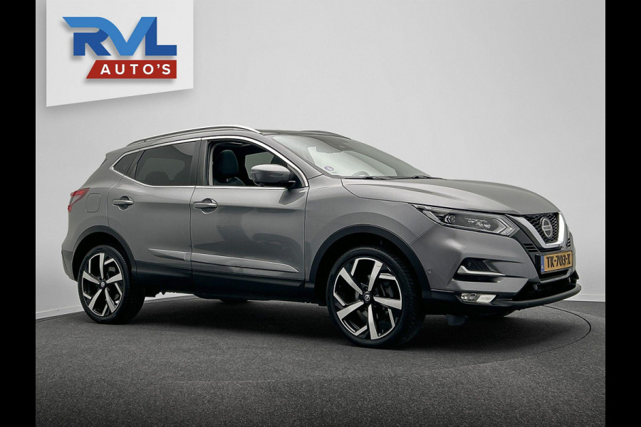 Nissan QASHQAI 1.2 Tekna Leder Navigatie Panoramadak Stoelverwarming Keyless Lane Assist Trekhaak Cruise Climate Control