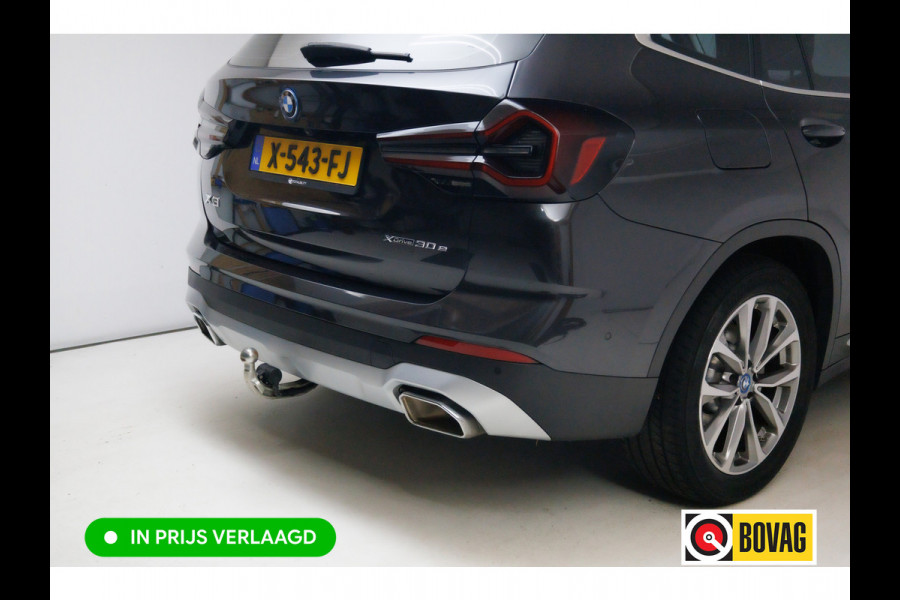 BMW X3 xDrive30e 293 PK automaat | LCI FACELIFT | Elec. trekhaak | Panoramadak | Stoel- & stuurverw. | Elec. klep, Navigatie, App. connect