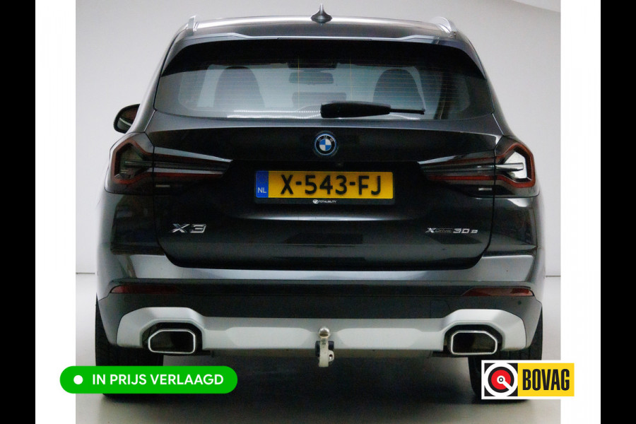 BMW X3 xDrive30e 293 PK automaat | LCI FACELIFT | Elec. trekhaak | Panoramadak | Stoel- & stuurverw. | Elec. klep, Navigatie, App. connect