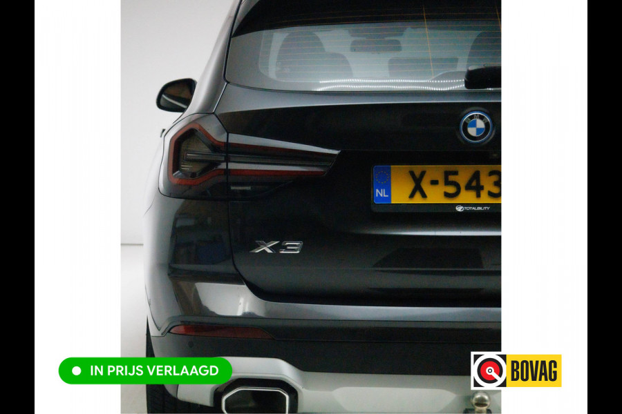 BMW X3 xDrive30e 293 PK automaat | LCI FACELIFT | Elec. trekhaak | Panoramadak | Stoel- & stuurverw. | Elec. klep, Navigatie, App. connect