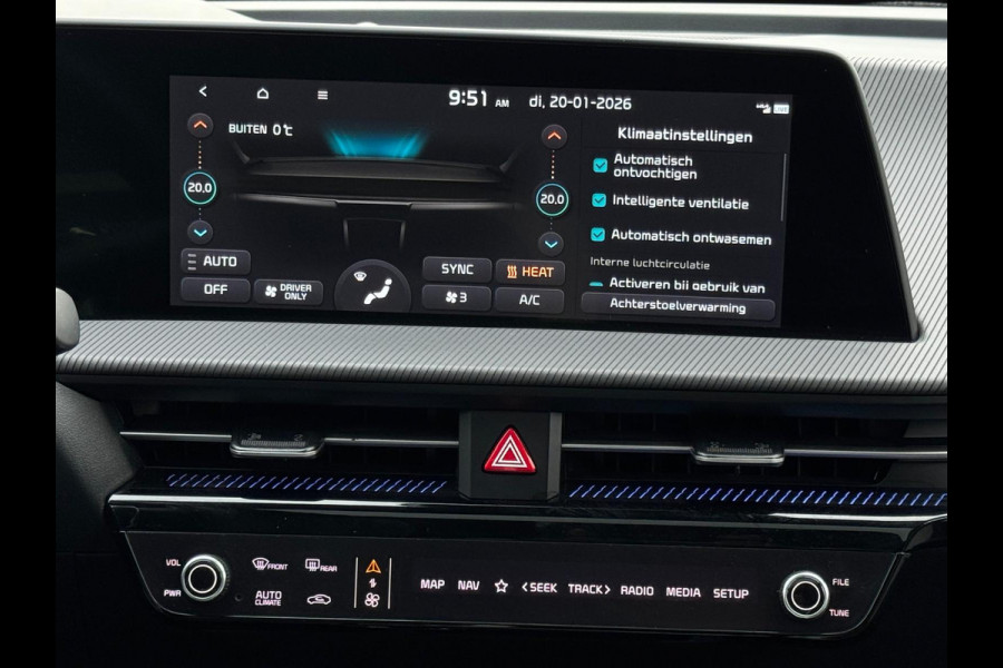 Kia Ev6 GT-Line 77.4 kWh panoramadak, soh waarde 100 procent, trekhaak, meridian, alle opties, 1 e eigenaar, NL auto met nap