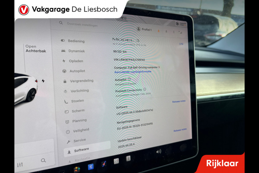 Tesla Model 3 Standard RWD Plus 60 kWh/leer/navi/camera/pano/autopilot audio premium