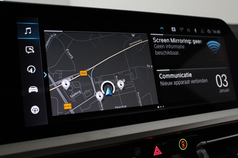 BMW 3 Serie 330e High Executive 292pk/Cognac Leer/Memory/Schuifdak/Luxury Line/ kleur MINERALGRAU/Achteruitrijcamera