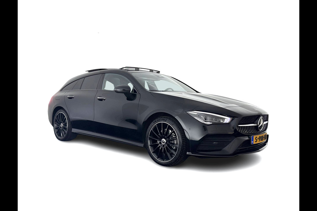 Mercedes-Benz CLA-Klasse Shooting Brake 250 e AMG Line ( Plug-in ) (INCL.BTW) *PANO | LEATHER-MICROFIBRE | MULTIBEAM-LED | AMBIENT-LIGT | BLIND-SPOT | HEATED-SPORTSEATS | WIDE-SCREEN-DIGICOCKPIT | DAB+ | NAVI-FULLMAP | CAMERA | PRIVACY-GLASS | TOWBAR | 19''A