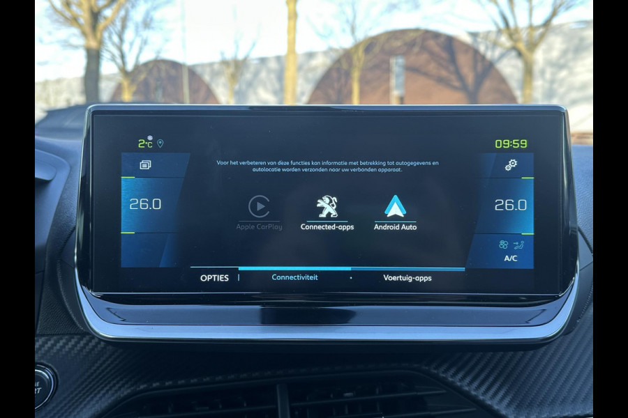 Peugeot e-2008 EV GT Pack 50 kWh SOH 90% | 3-Fase boordlader | Warmtepomp | Open Panoramadak | Camera | Stoelverwarming | Adaptieve Cruise Control | Full Option | Dealeronderhouden | Inclusief 12 mnd BOVAG garantie |