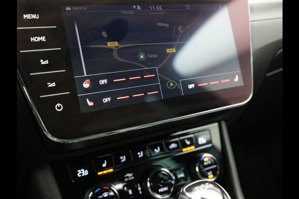 Škoda Superb Combi 1.4 TSI iV Sportline Business Plug In Hybrid 218pk Dealer O.H. PHEV | Trekhaak Af Fabriek | Panodak | Adaptive Cruise | 360 Camera | Alcantara Sportstoelen Memory & Verwarmd | Apple Carplay | Keyless | Blis | Virtual | Navigatie | DAB |