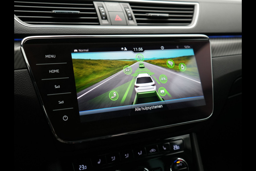 Škoda Superb Combi 1.4 TSI iV Sportline Business Plug In Hybrid 218pk Dealer O.H. PHEV | Trekhaak Af Fabriek | Panodak | Adaptive Cruise | 360 Camera | Alcantara Sportstoelen Memory & Verwarmd | Apple Carplay | Keyless | Blis | Virtual | Navigatie | DAB |