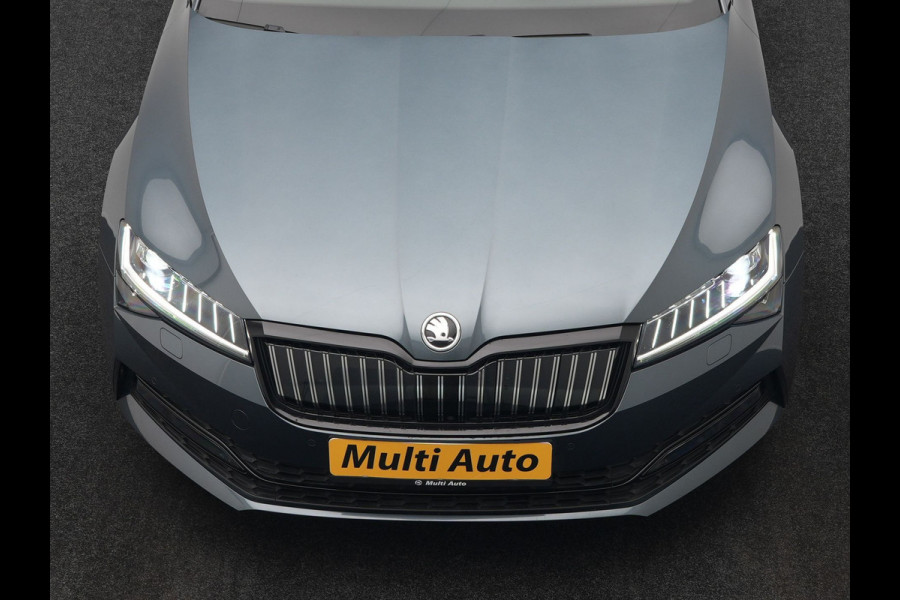Škoda Superb Combi 1.4 TSI iV Sportline Business Plug In Hybrid 218pk Dealer O.H. PHEV | Trekhaak Af Fabriek | Panodak | Adaptive Cruise | 360 Camera | Alcantara Sportstoelen Memory & Verwarmd | Apple Carplay | Keyless | Blis | Virtual | Navigatie | DAB |