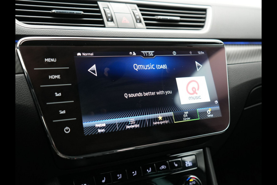 Škoda Superb Combi 1.4 TSI iV Sportline Business Plug In Hybrid 218pk Dealer O.H. PHEV | Trekhaak Af Fabriek | Panodak | Adaptive Cruise | 360 Camera | Alcantara Sportstoelen Memory & Verwarmd | Apple Carplay | Keyless | Blis | Virtual | Navigatie | DAB |