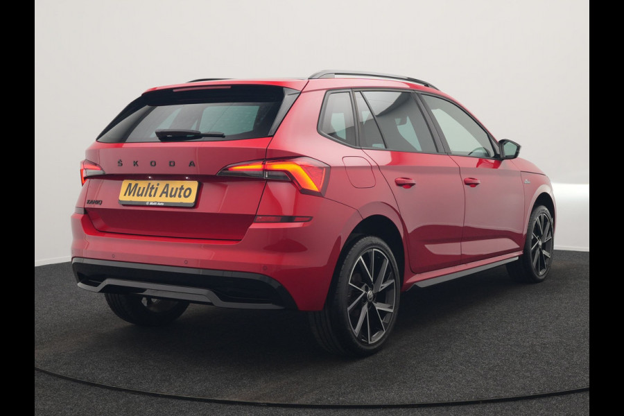 Škoda Kamiq 1.0 TSI Monte Carlo 116pk DSG Dealer O.H. | Panodak | Apple Carplay | RS Sportstoelen Verwarmd | LED Koplampen | Cruise Control | DAB | 18"L.M |