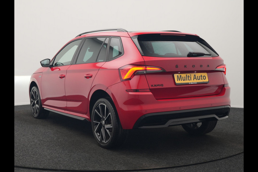 Škoda Kamiq 1.0 TSI Monte Carlo 116pk DSG Dealer O.H. | Panodak | Apple Carplay | RS Sportstoelen Verwarmd | LED Koplampen | Cruise Control | DAB | 18"L.M |