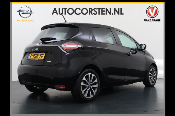 Renault ZOE R135 Intens 52 kWh SOH 92% Fase 3 Warmtepomp Apple Carplay Android Auto Navi Ecc Cruise Control Camera Pdc Lane Assist Stoel+Stuurverwarming Regen-Lichtsensor Parkeerhulp Dodehoek Lmv Privacy Glas Facelift model Eigen Accu Zeer compleet