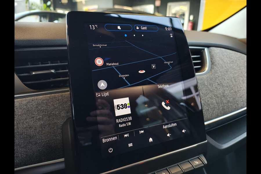 Renault ZOE R135 Intens 52 kWh SOH 92% Fase 3 Warmtepomp Apple Carplay Android Auto Navi Ecc Cruise Control Camera Pdc Lane Assist Stoel+Stuurverwarming Regen-Lichtsensor Parkeerhulp Dodehoek Lmv Privacy Glas Facelift model Eigen Accu Zeer compleet