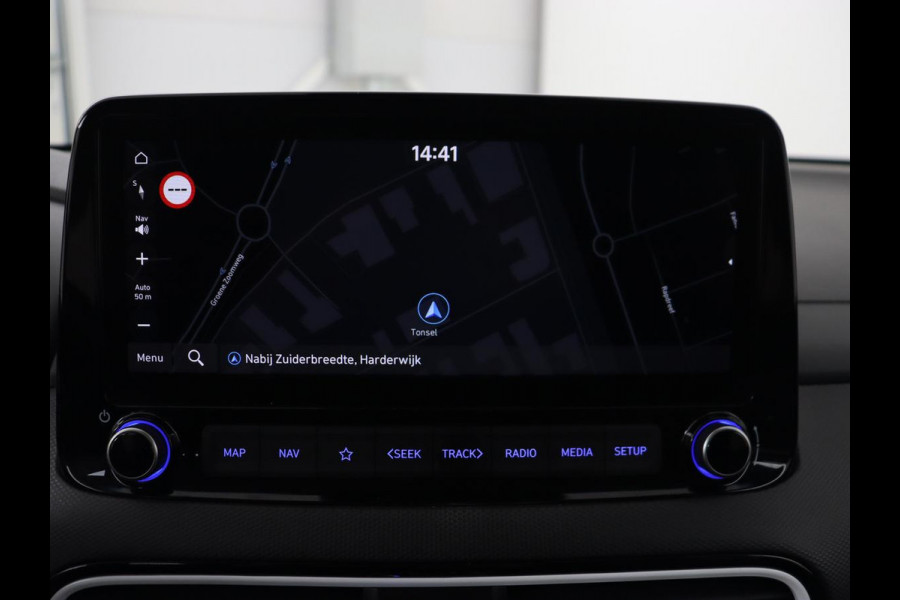 Hyundai Kona 1.6 GDI HEV Premium | Leder | Stoelventilatie | Adaptive cruise | Head-Up | Carplay | Camera | Achterbankverwarming | Navigatie | Keyless | Climate control