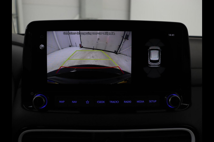 Hyundai Kona 1.6 GDI HEV Premium | Leder | Stoelventilatie | Adaptive cruise | Head-Up | Carplay | Camera | Achterbankverwarming | Navigatie | Keyless | Climate control
