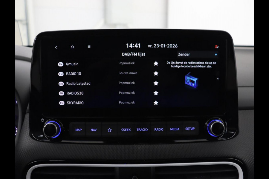 Hyundai Kona 1.6 GDI HEV Premium | Leder | Stoelventilatie | Adaptive cruise | Head-Up | Carplay | Camera | Achterbankverwarming | Navigatie | Keyless | Climate control