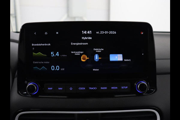 Hyundai Kona 1.6 GDI HEV Premium | Leder | Stoelventilatie | Adaptive cruise | Head-Up | Carplay | Camera | Achterbankverwarming | Navigatie | Keyless | Climate control